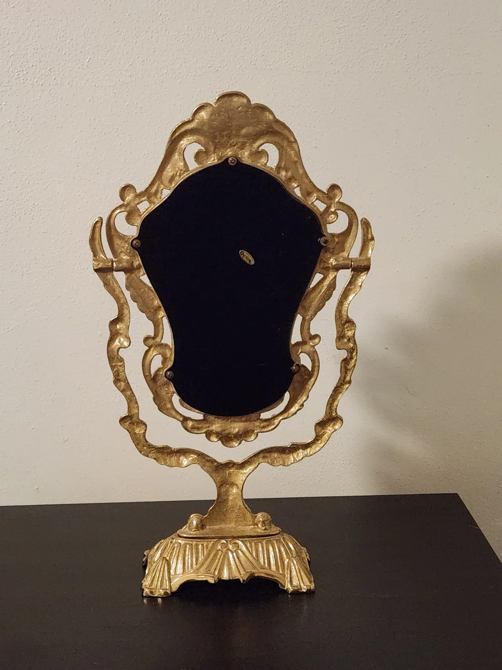 Ornate Gold Vanity Mirror - Decorative Tabletop Mirror